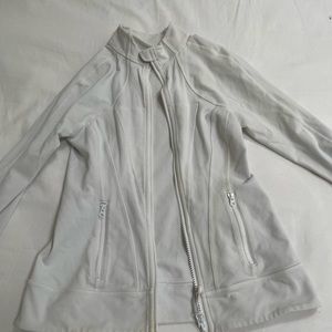 Ivivva White Zip up Jacket